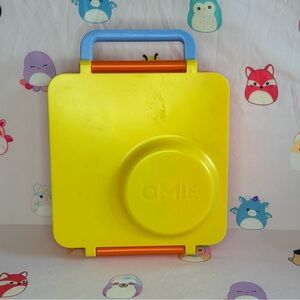 OmieBox Bento Lunch Box Yellow & Orange | Kids School Lunch